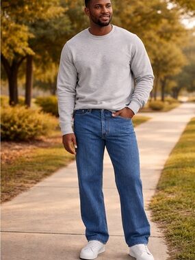 Levi's Men's Straight Jeans in Medium Blue